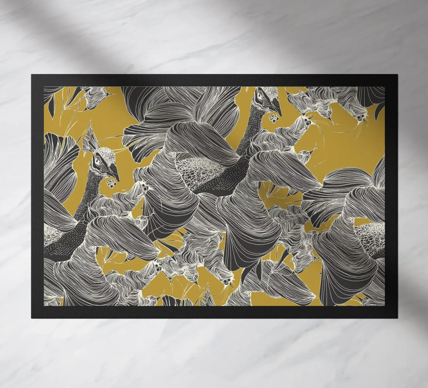 pavoni gold zerbino da Giulio Iurissevich