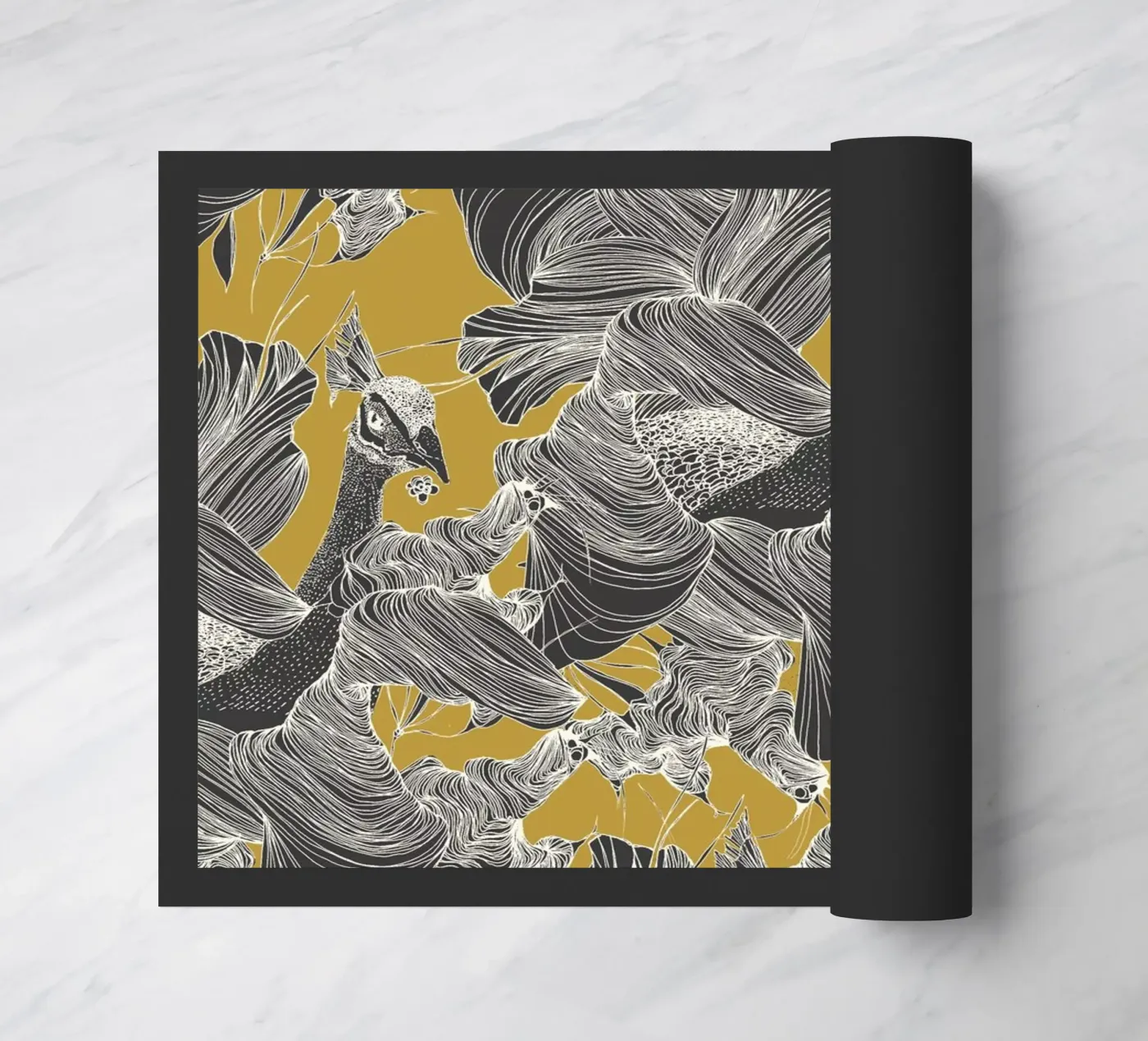 pavoni gold zerbino da Giulio Iurissevich