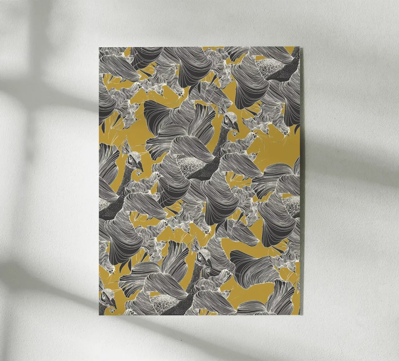 pavoni gold plexiglass da Giulio Iurissevich