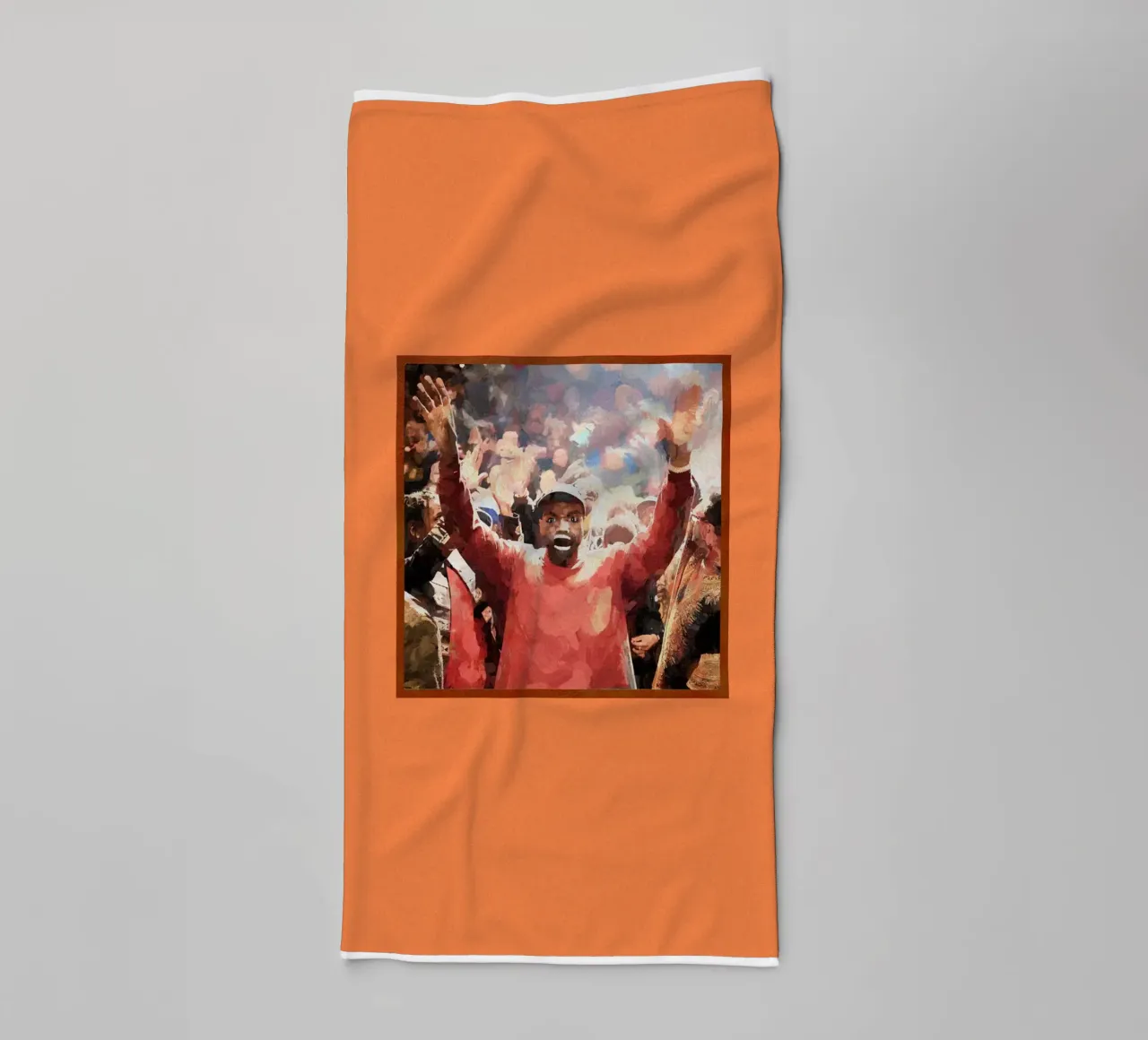 kanyes through the wire towel by martina