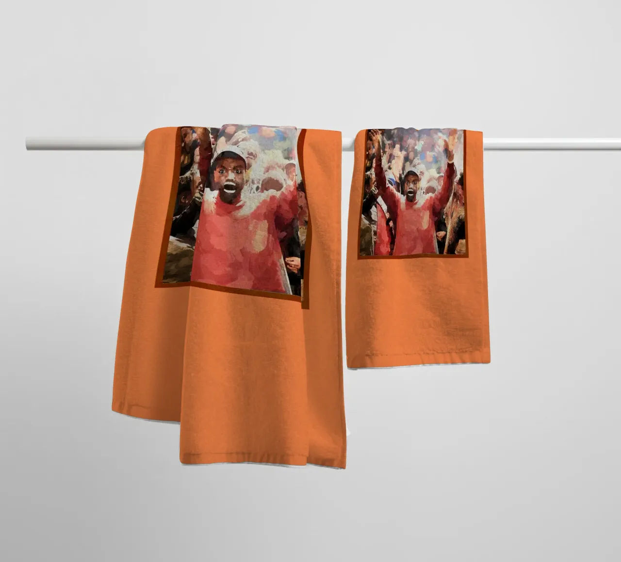 kanyes through the wire towel by martina