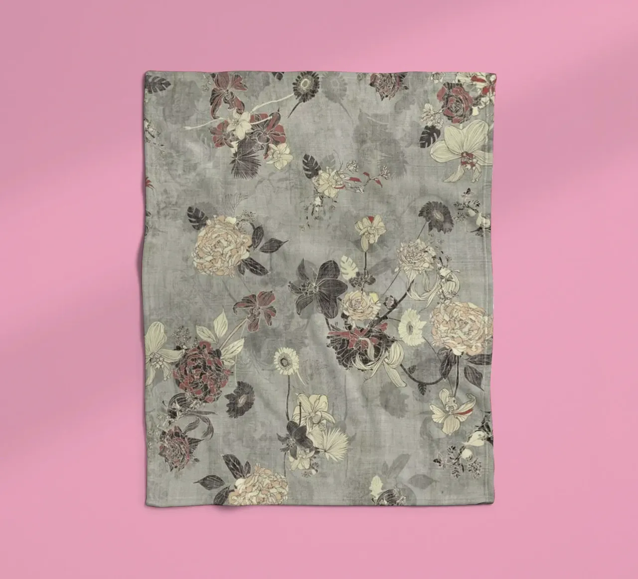 oriente grigio crema coperta in pile da Giulio Iurissevich