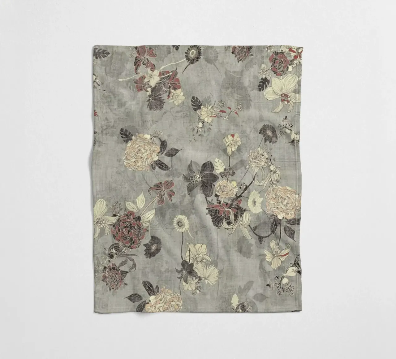 oriente grigio crema coperta in pile da Giulio Iurissevich