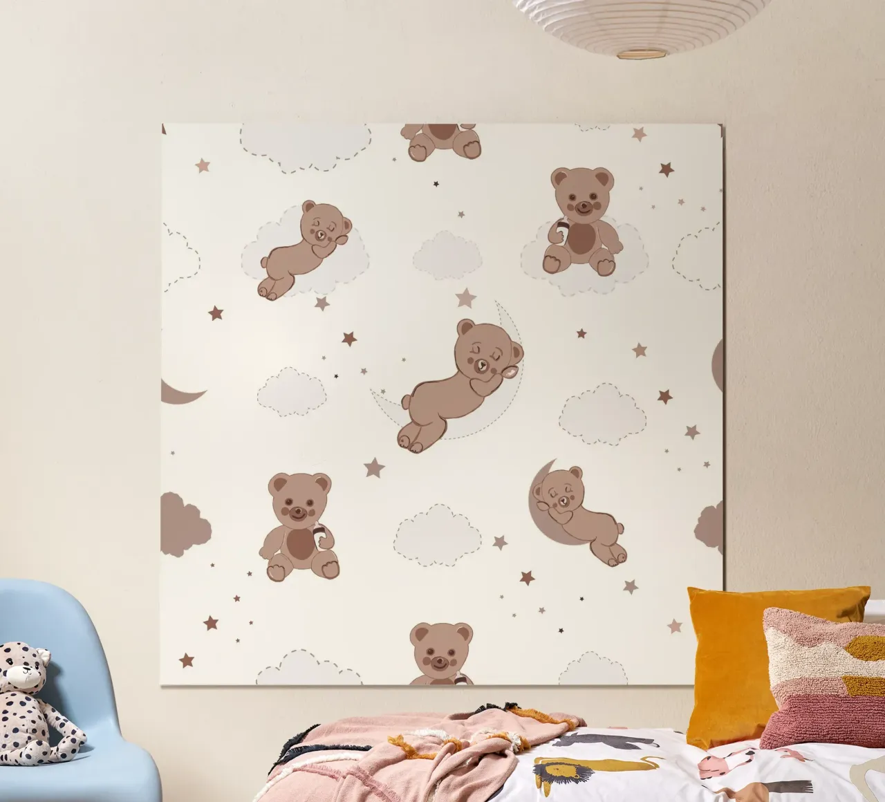 Orsacchiotto modello neutro di colore marrone poster da gulsengunel