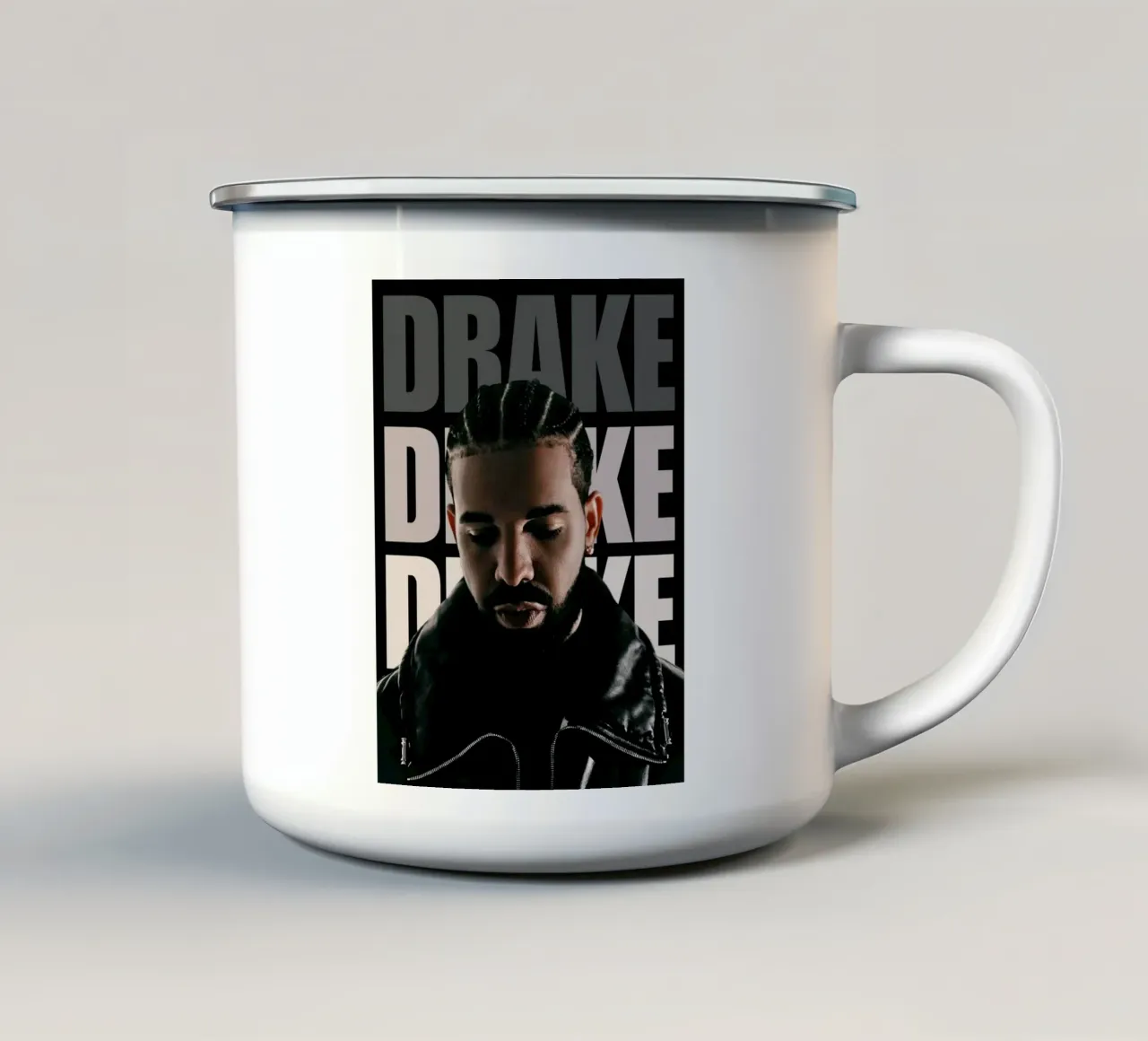 Drake Rapper tazza in smalto da Musadad Shop