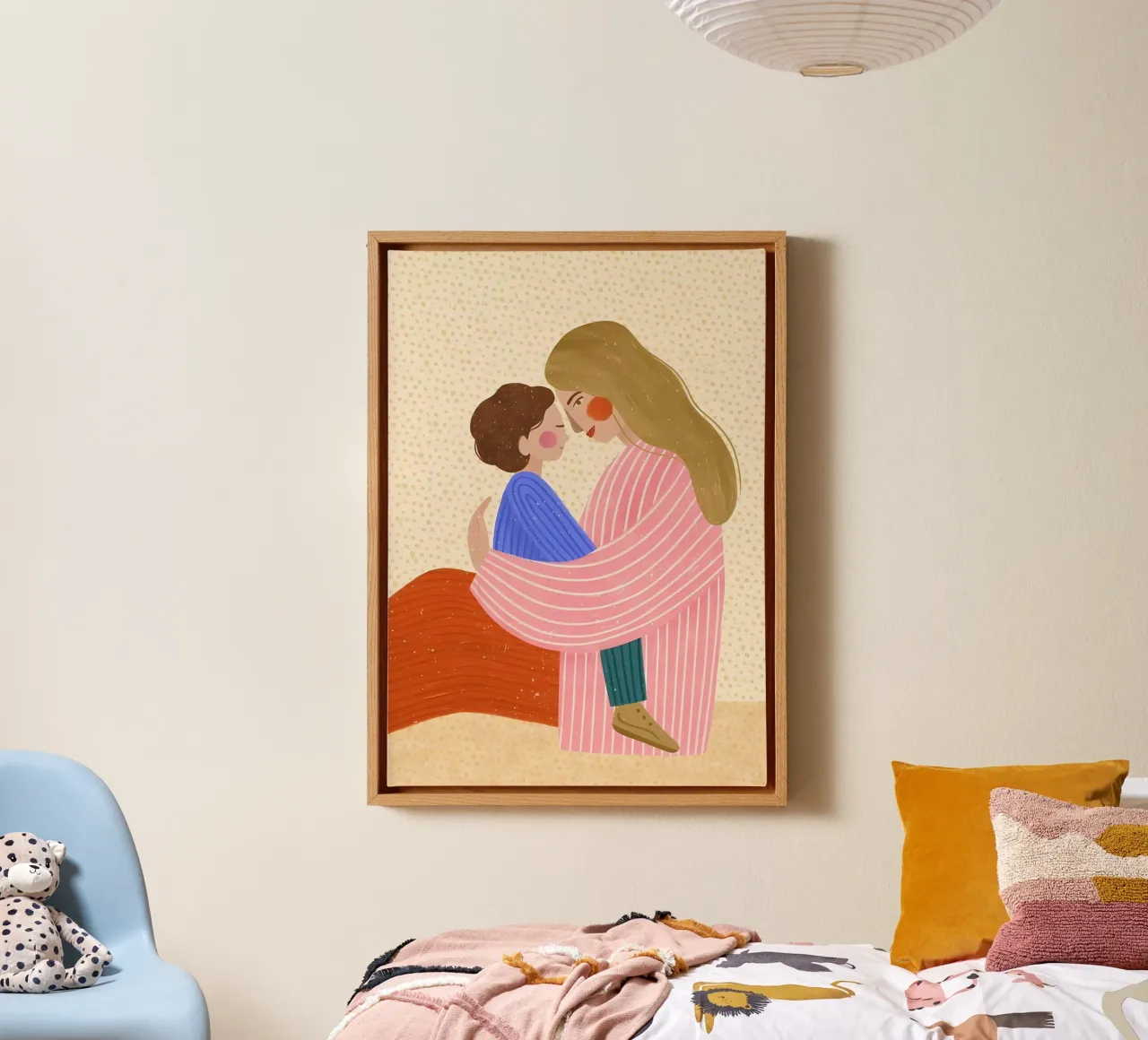 L'amore tela con Cornice a cassetta da Louis Butler