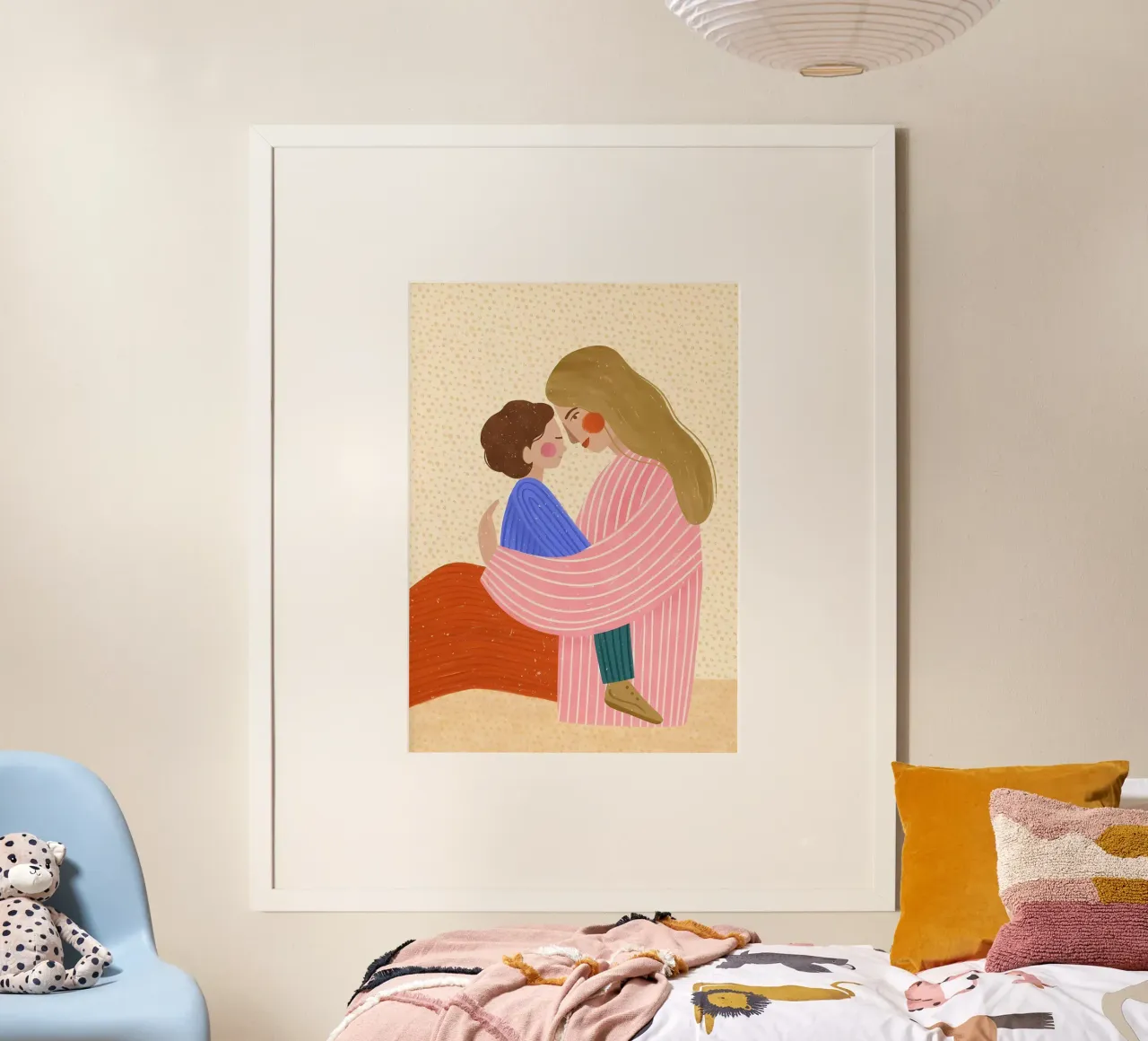 L'amore poster con telaio in plastica da Louis Butler