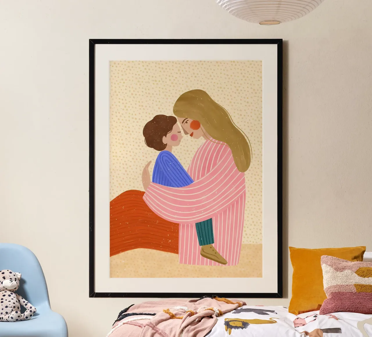 L'amore poster con telaio in plastica da Louis Butler