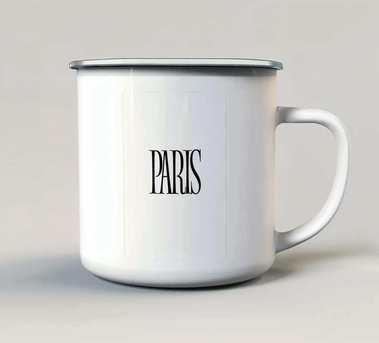 Paris 1 tazza in smalto da The Type Club Tokyo
