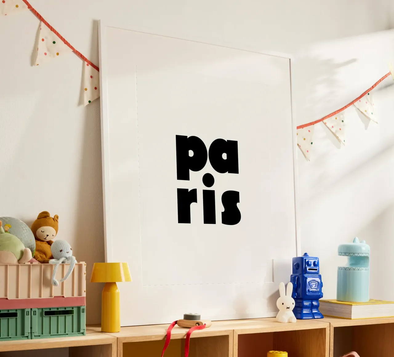 Paris 2 poster by The Type Club Tokyo