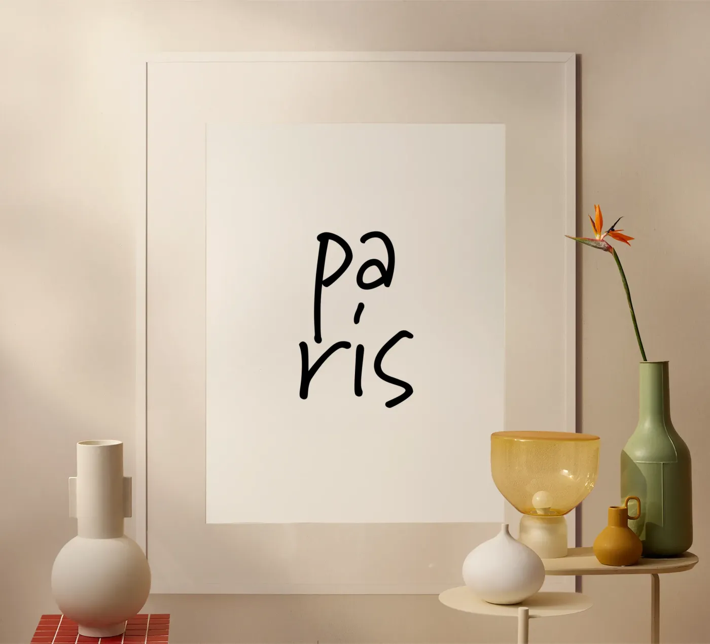 Paris 3 poster da The Type Club Tokyo