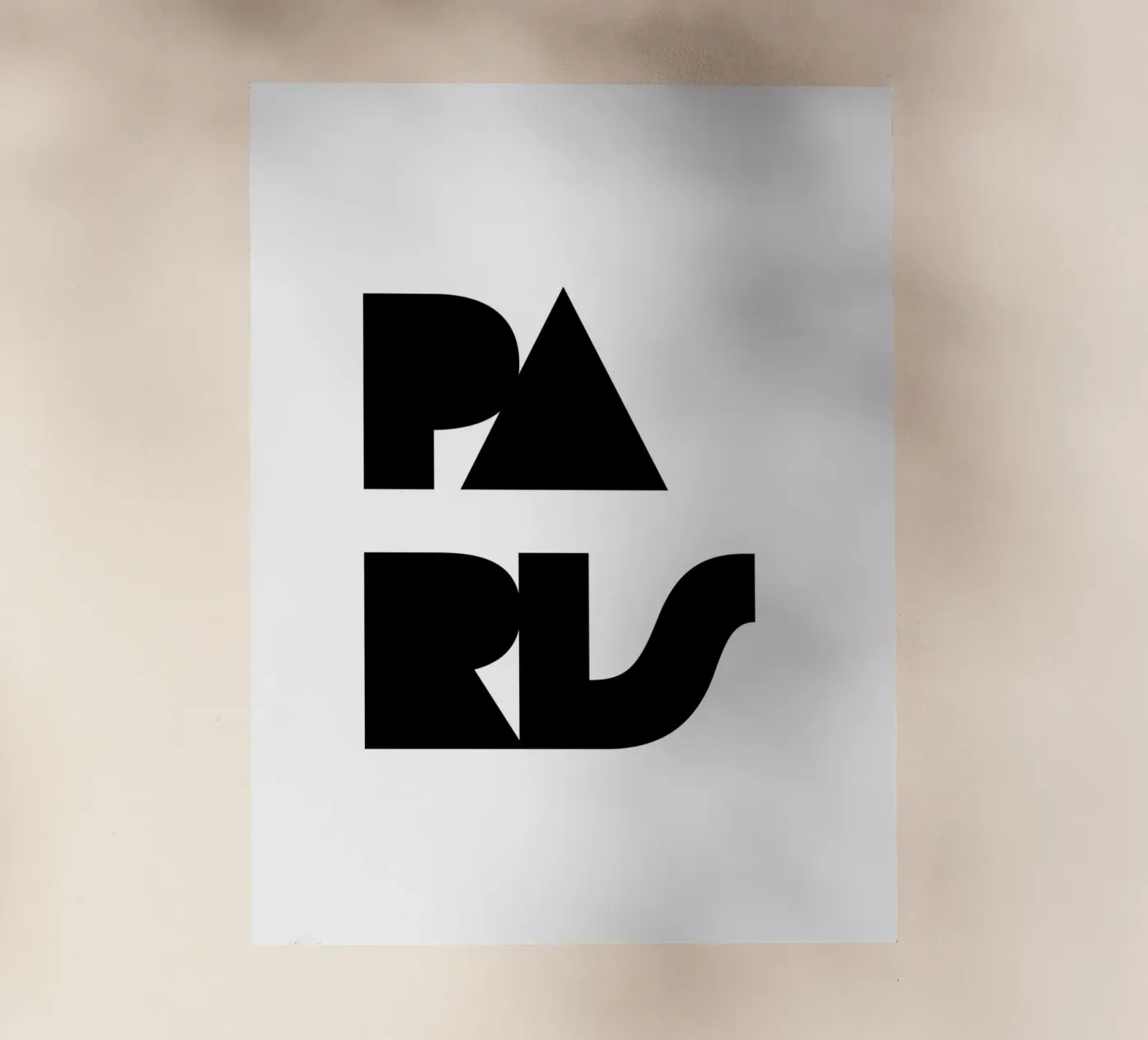 Paris 4 pellicola backlit da The Type Club Tokyo