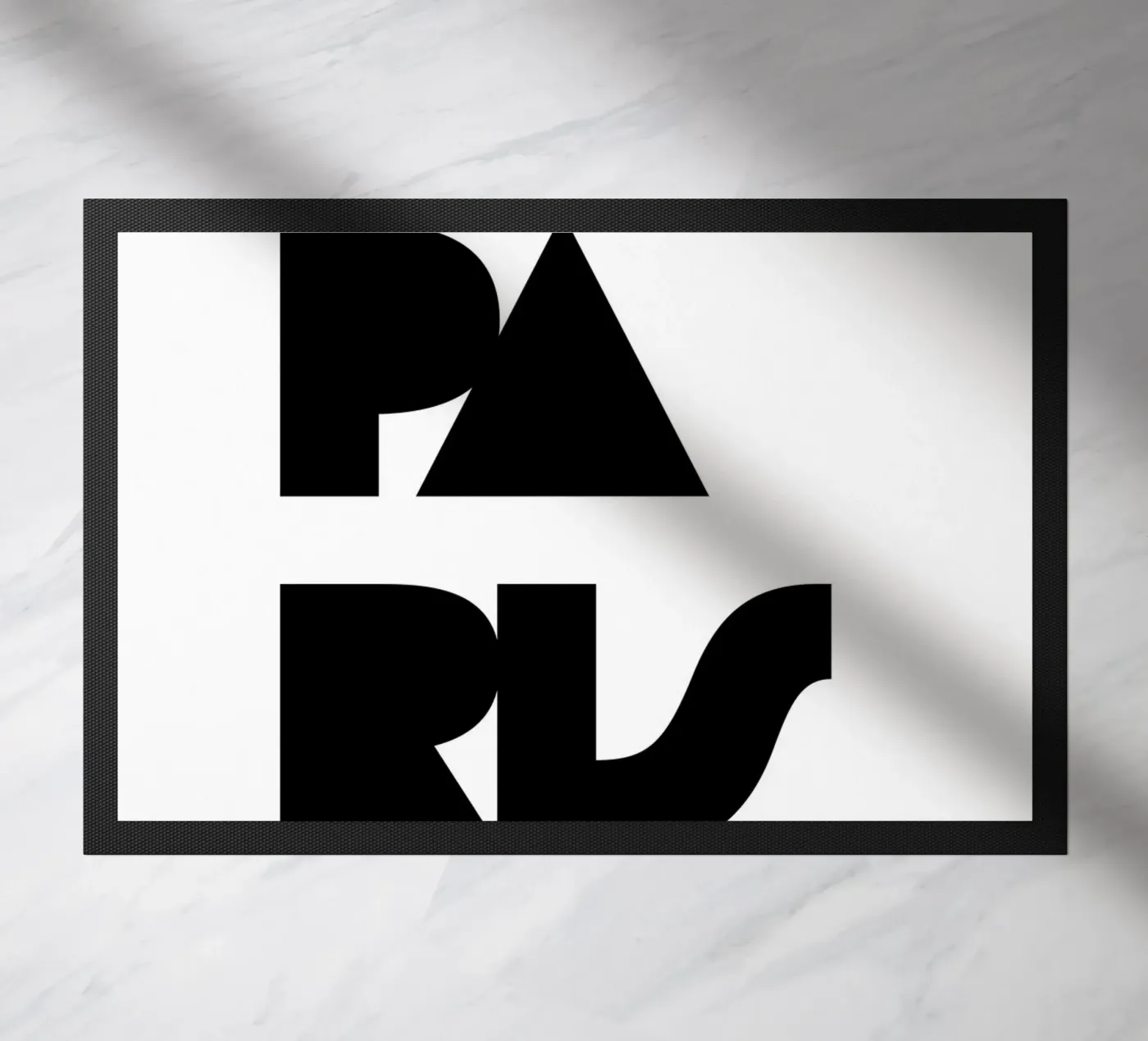 Paris 4 doormat by The Type Club Tokyo