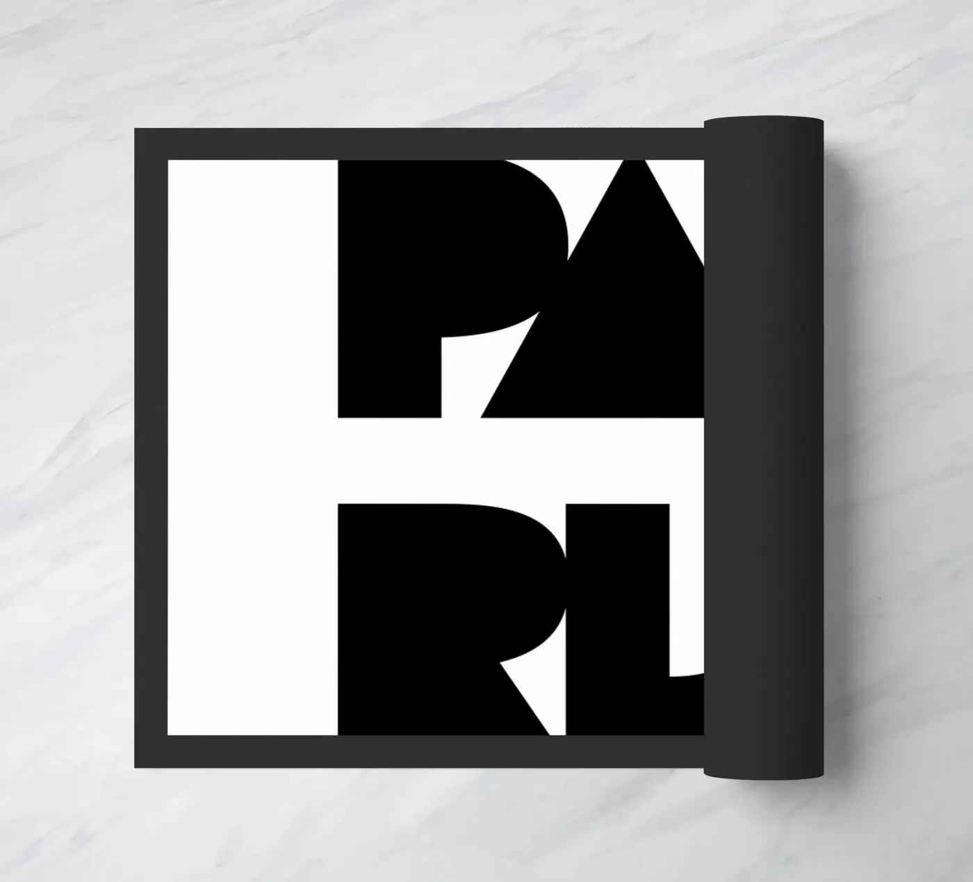 Paris 4 doormat by The Type Club Tokyo