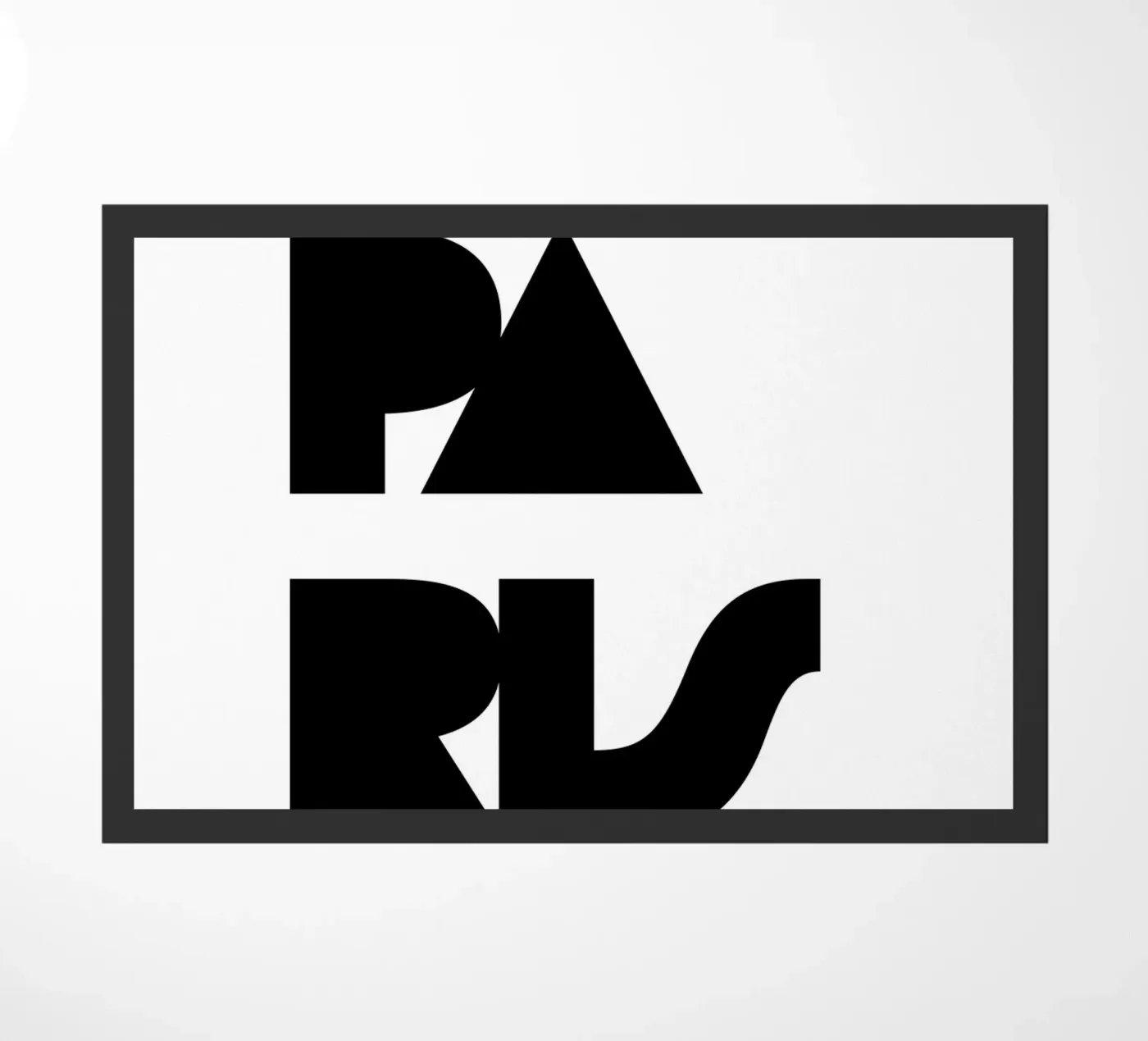 Paris 4 doormat by The Type Club Tokyo