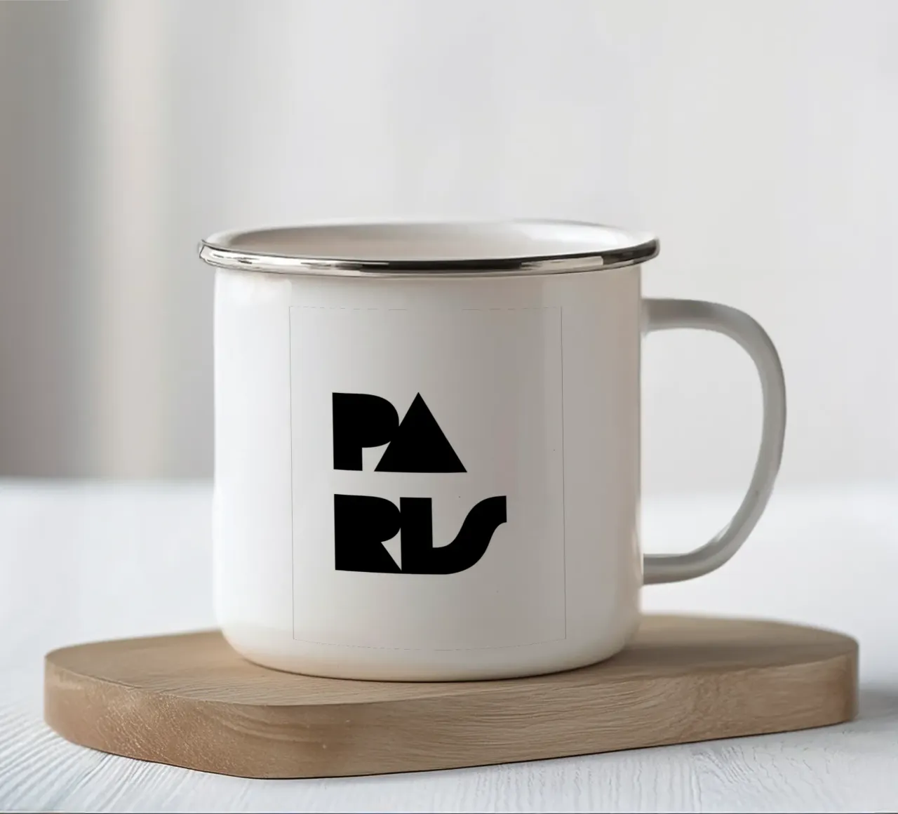 Paris 4 tazza in smalto da The Type Club Tokyo