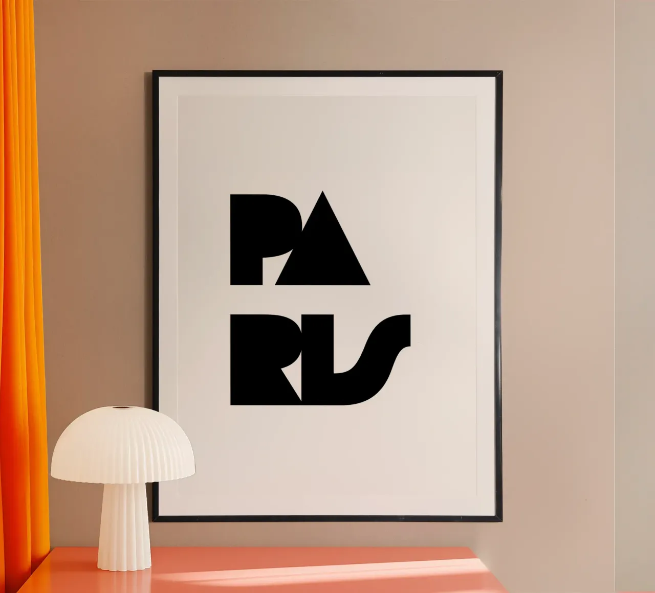 Paris 4 poster da The Type Club Tokyo