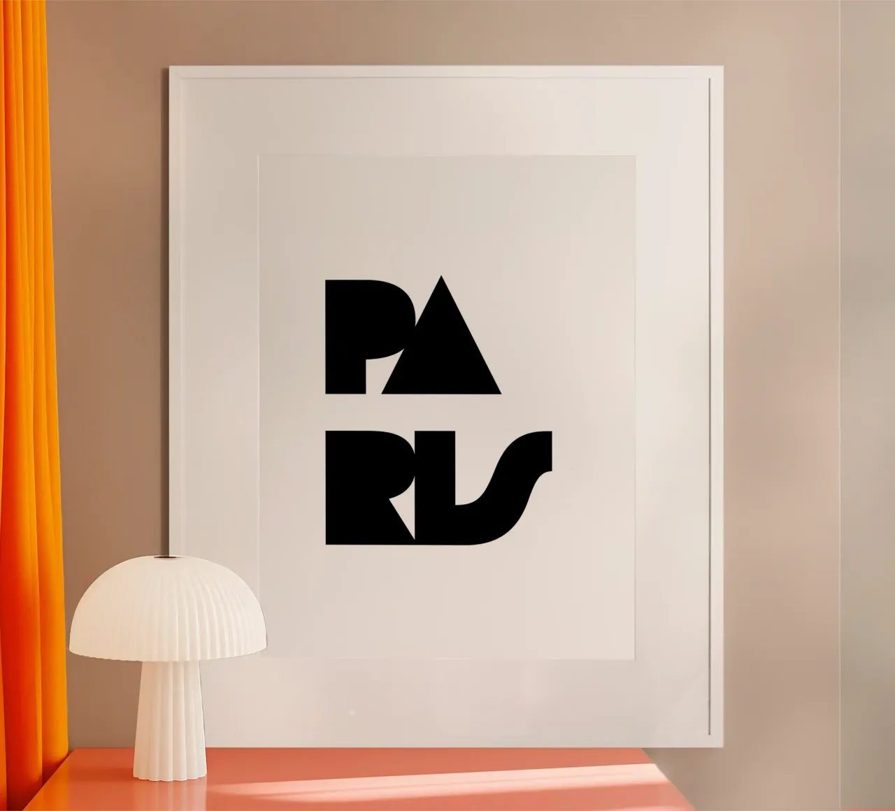 Paris 4 poster da The Type Club Tokyo