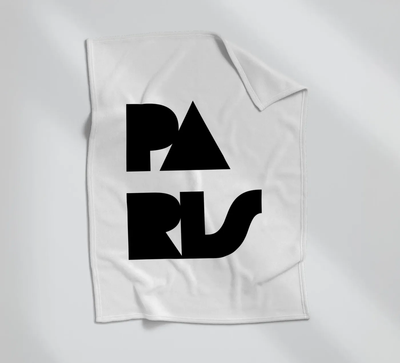 Paris 4 Fleecedecke von The Type Club Tokyo