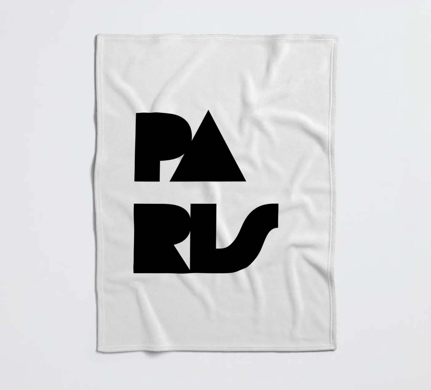 Paris 4 Fleecedecke von The Type Club Tokyo