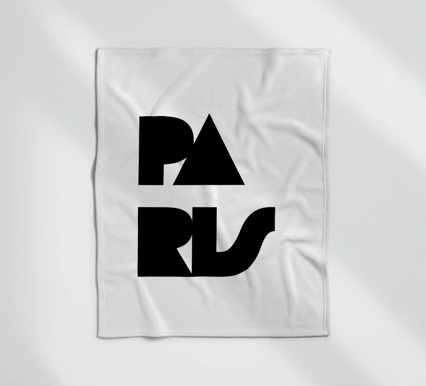 Paris 4 Fleecedecke von The Type Club Tokyo