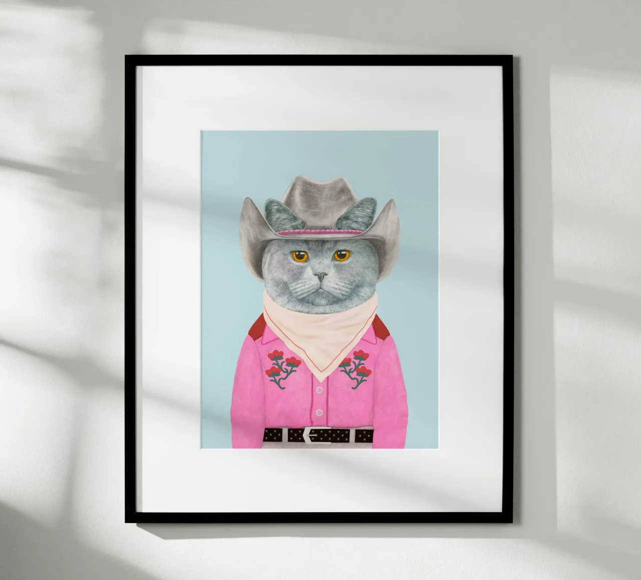 Cowboy Cat - Británico de pelo corto poster de Animal Crew