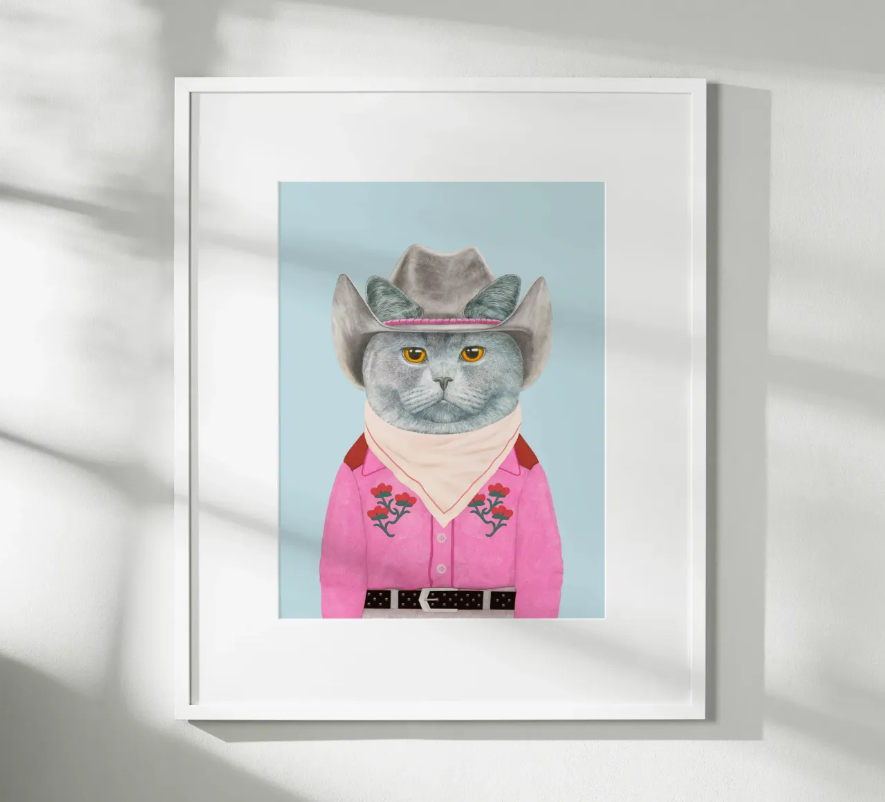 Cowboy Cat - Británico de pelo corto poster de Animal Crew