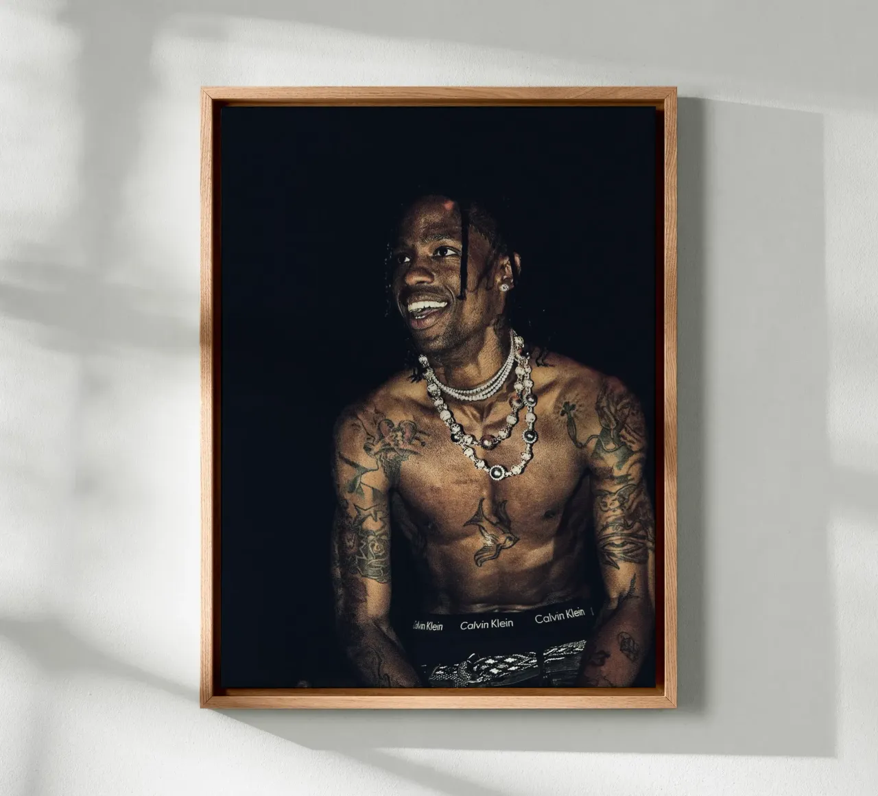 Travis Scott tela con Cornice a cassetta da Musadad Shop