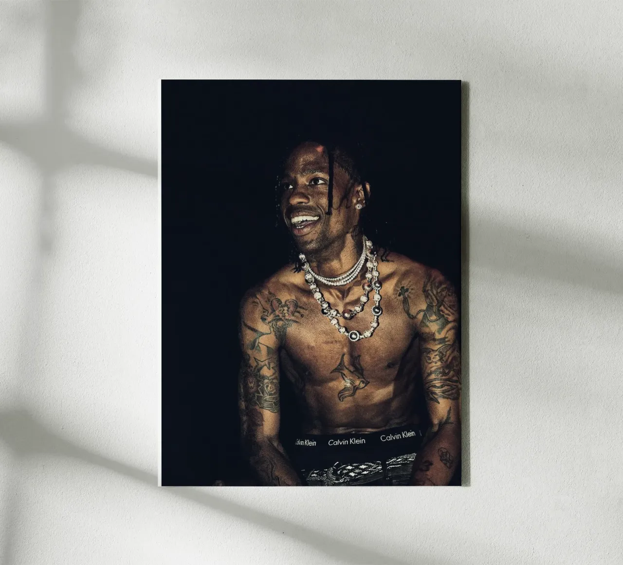 Travis Scott tela con Cornice a cassetta da Musadad Shop