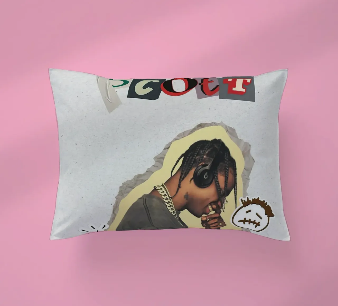 Travis Scott cuscino da Musadad Shop
