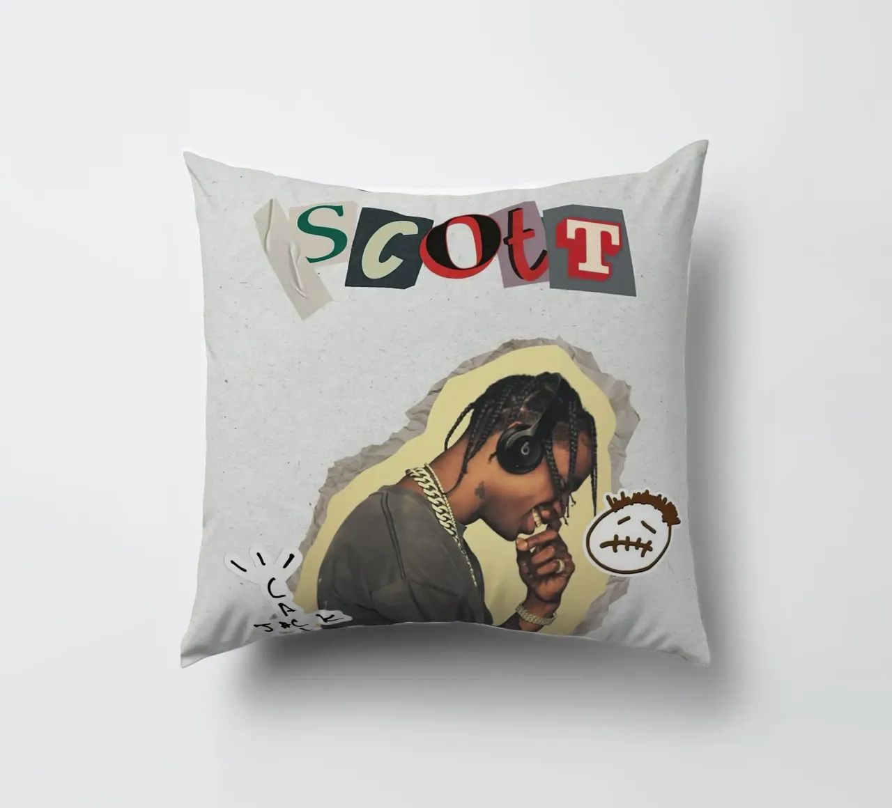 Travis Scott cuscino da Musadad Shop