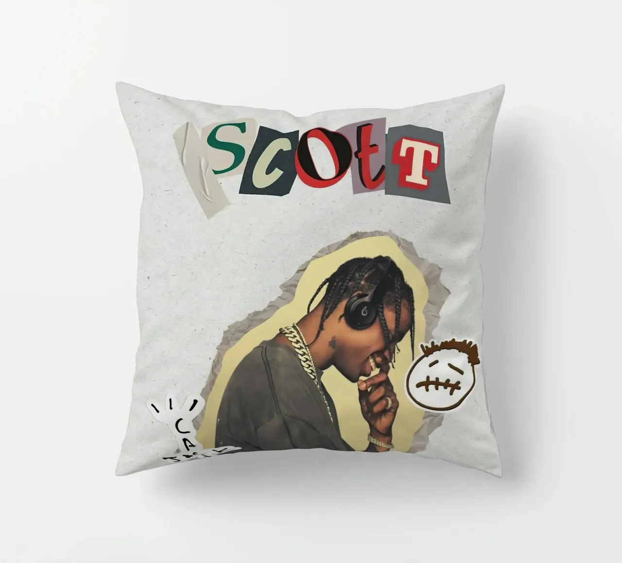 Travis Scott cuscino da Musadad Shop