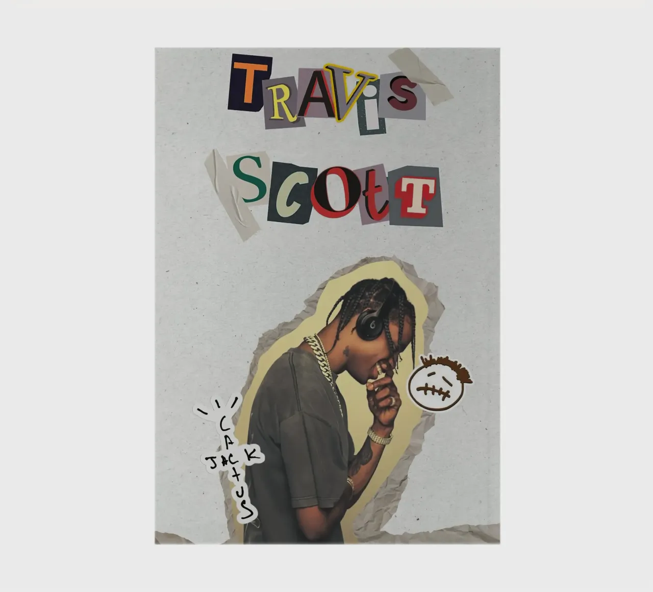 Travis Scott notebook by Musadad Shop