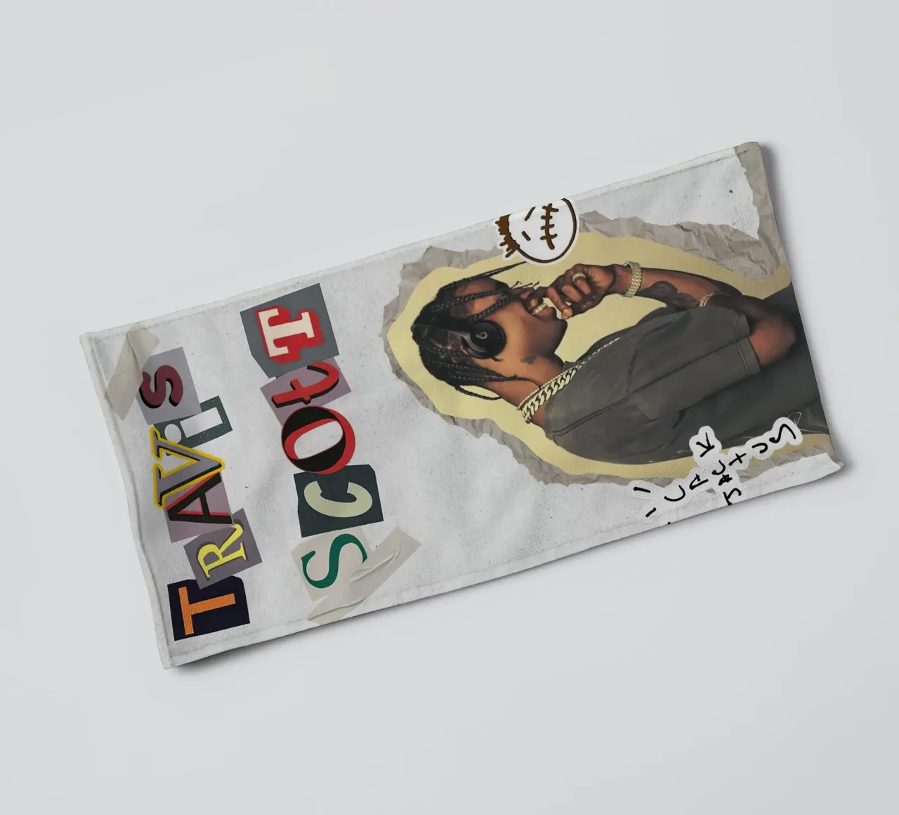 Travis Scott asciugamano da bagno da Musadad Shop