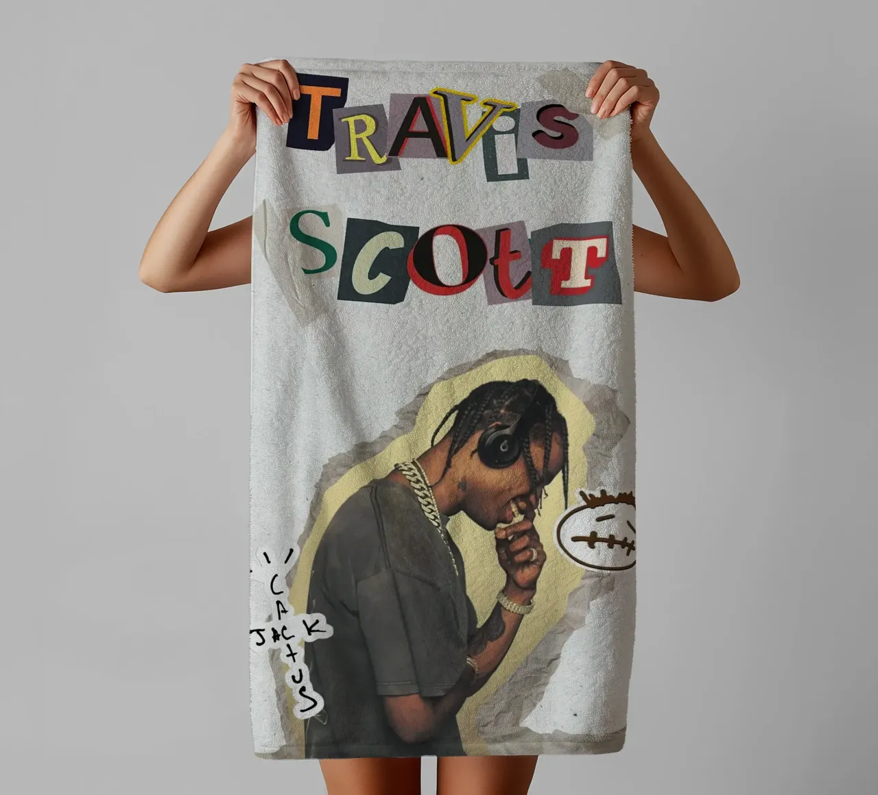 Travis Scott asciugamano da bagno da Musadad Shop