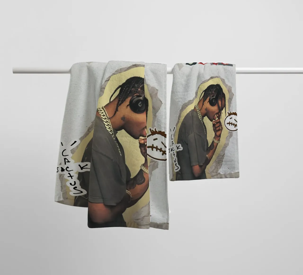 Travis Scott asciugamano da bagno da Musadad Shop