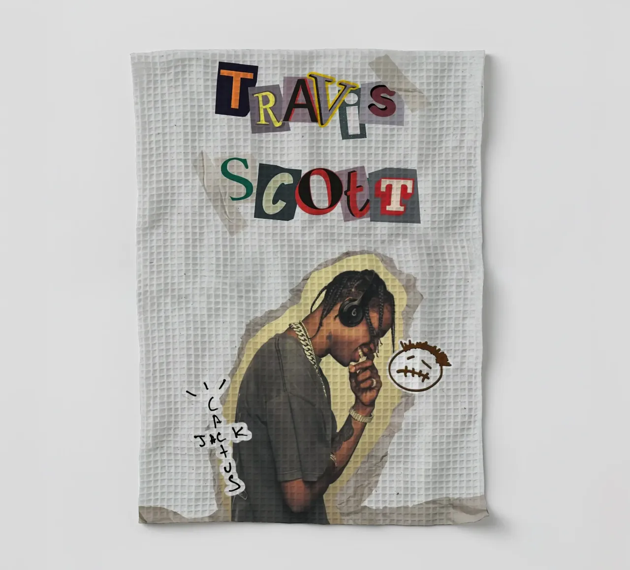 Travis Scott canovaccio da cucina da Musadad Shop