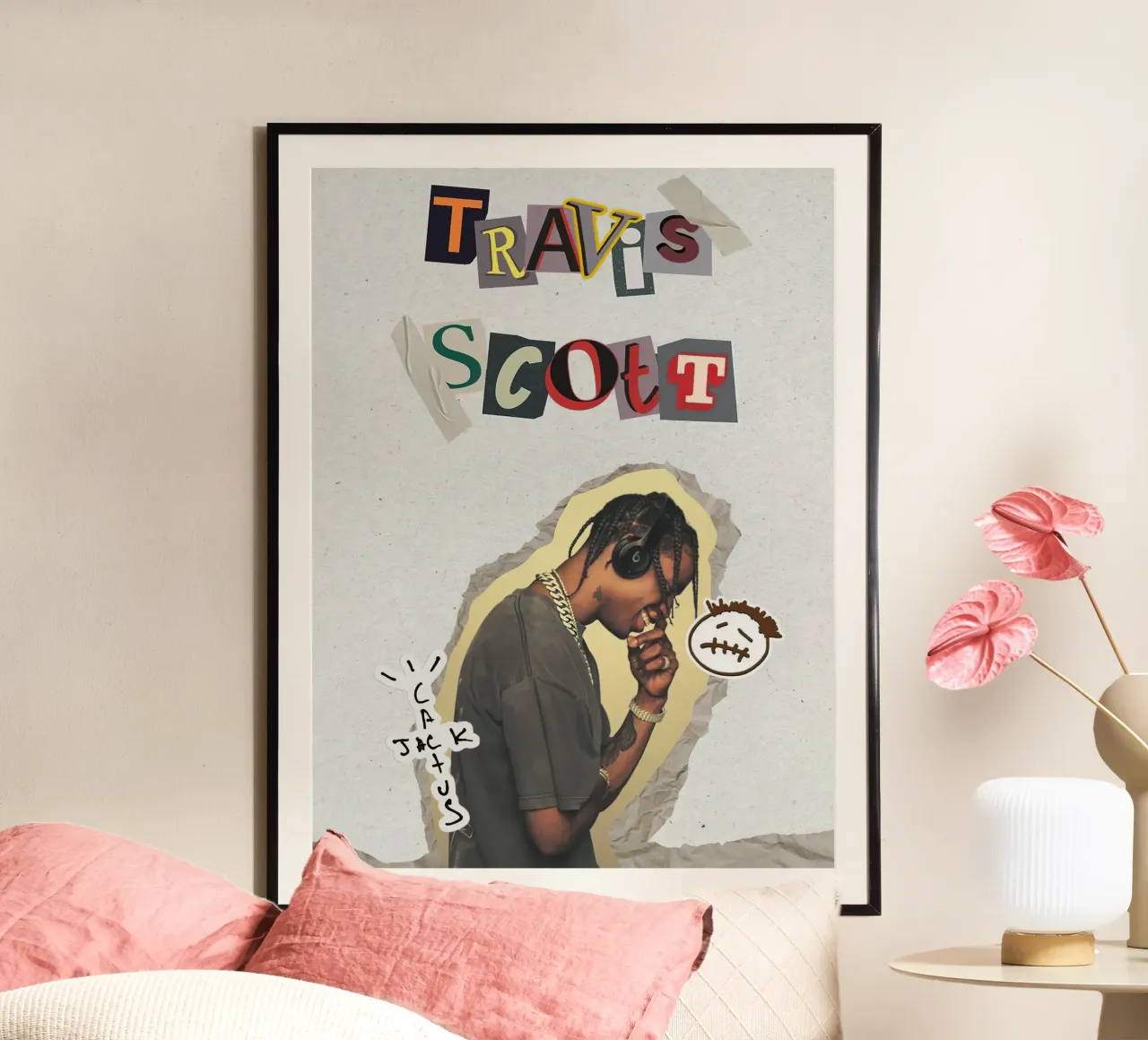 Travis Scott carta hahnemühle da Musadad Shop