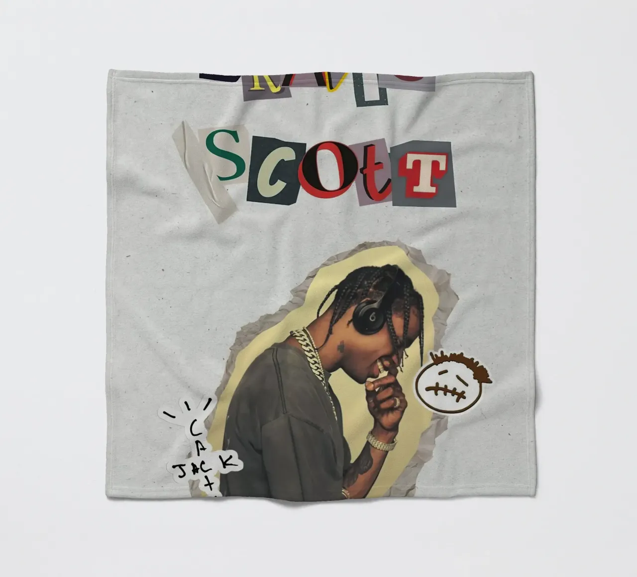 Travis Scott coperta in pile da Musadad Shop