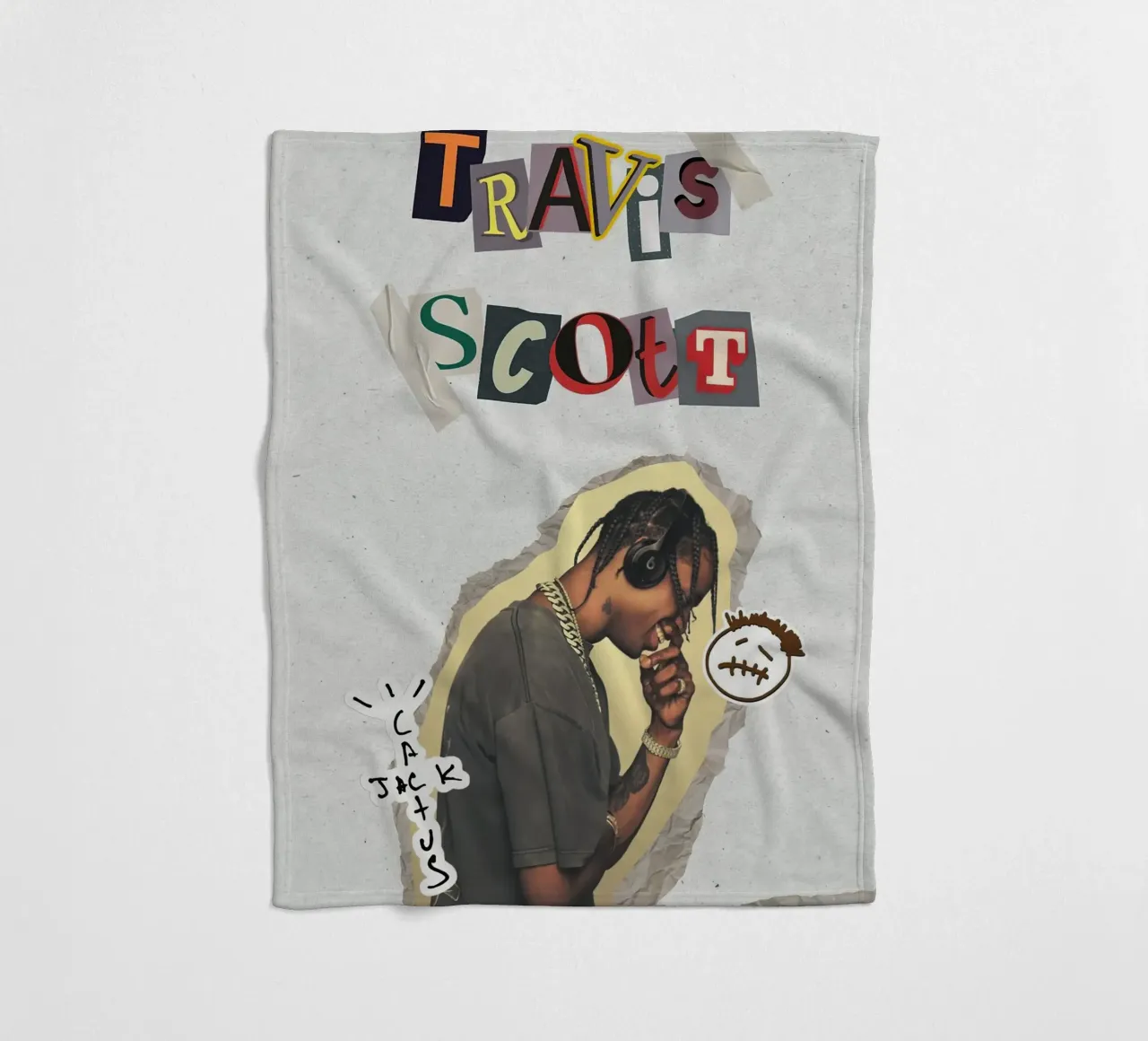 Travis Scott coperta in pile da Musadad Shop