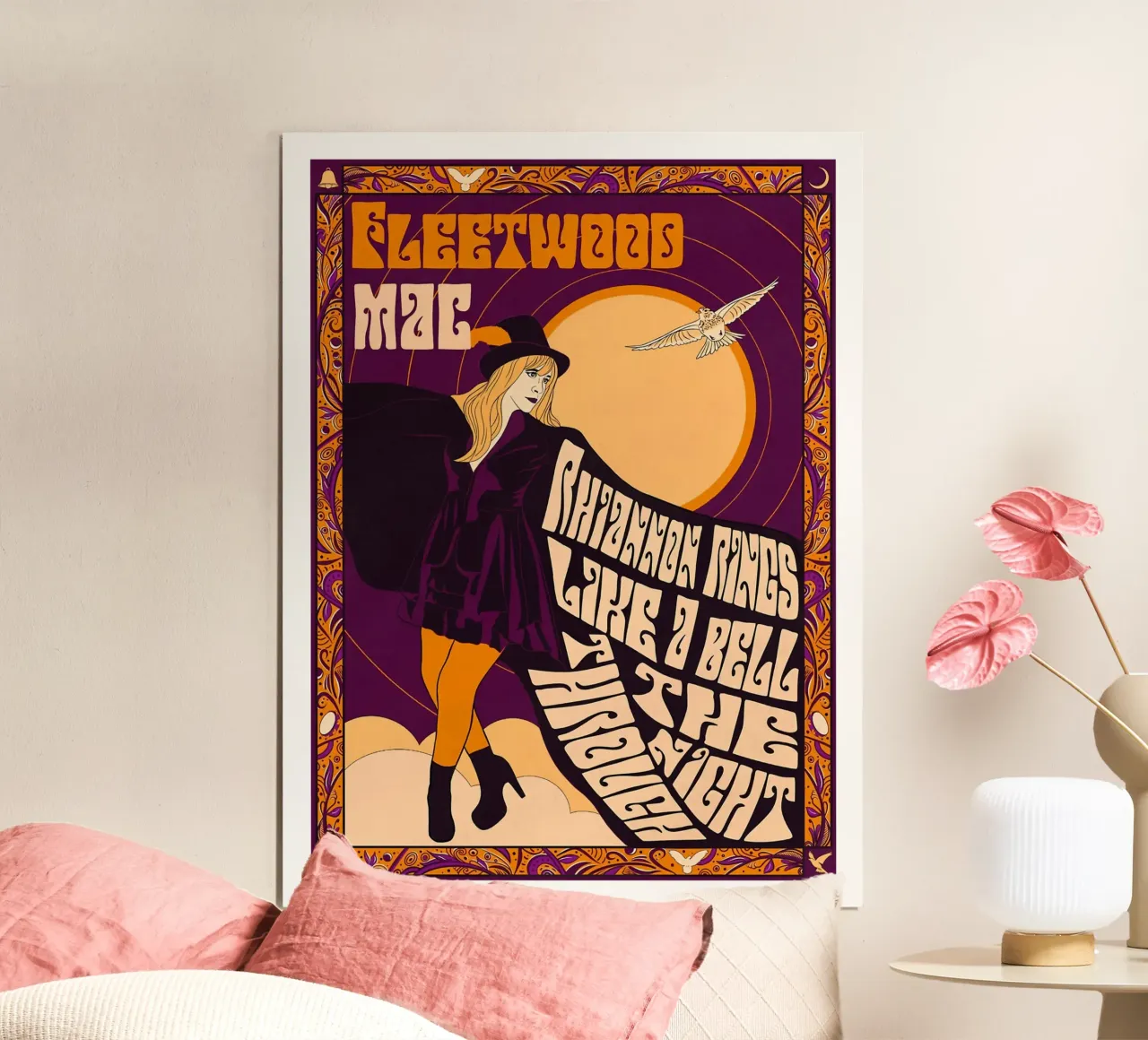 Migliori leggende da concerto Fleetwood Mac poster con telaio in alluminio da mbapesartur