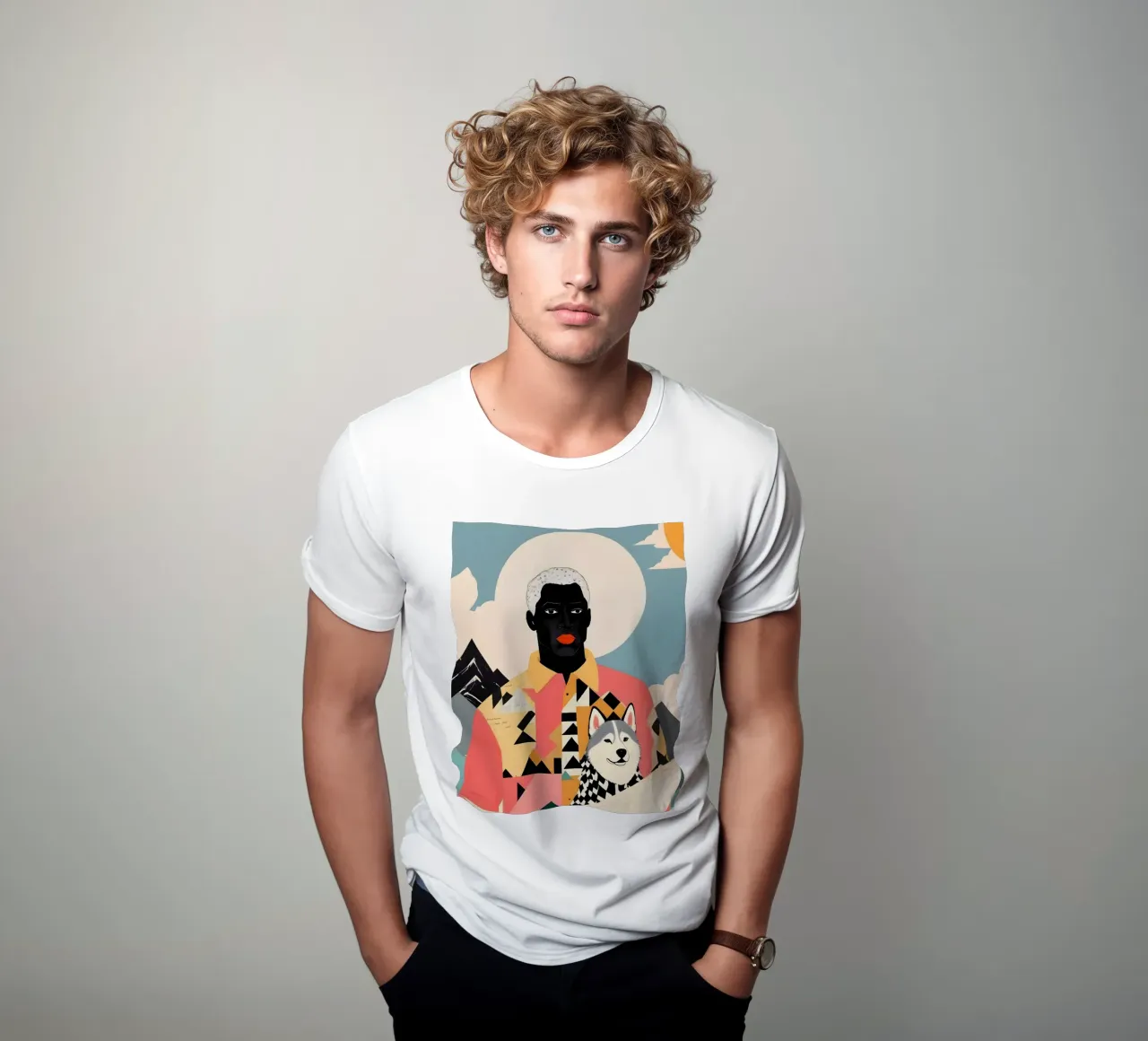 Compagno d'inverno t-shirt da 83oranges