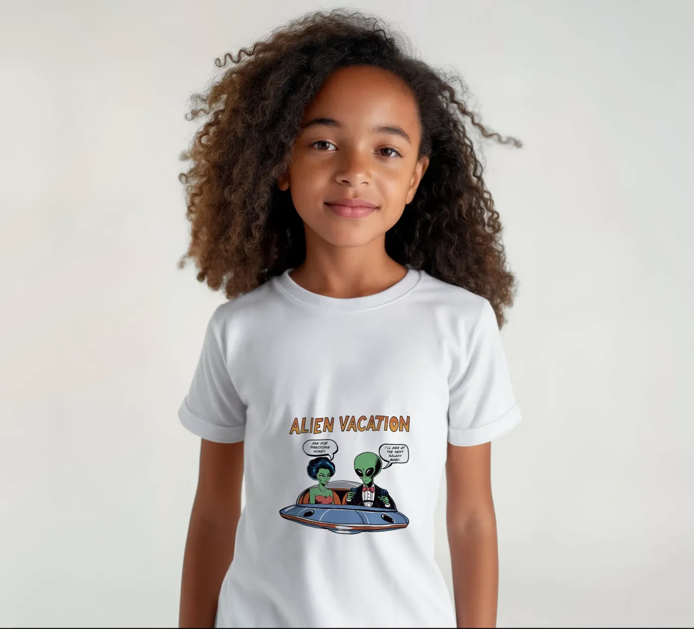 ALIEN VACATION kinder t-shirt van edsonramosart