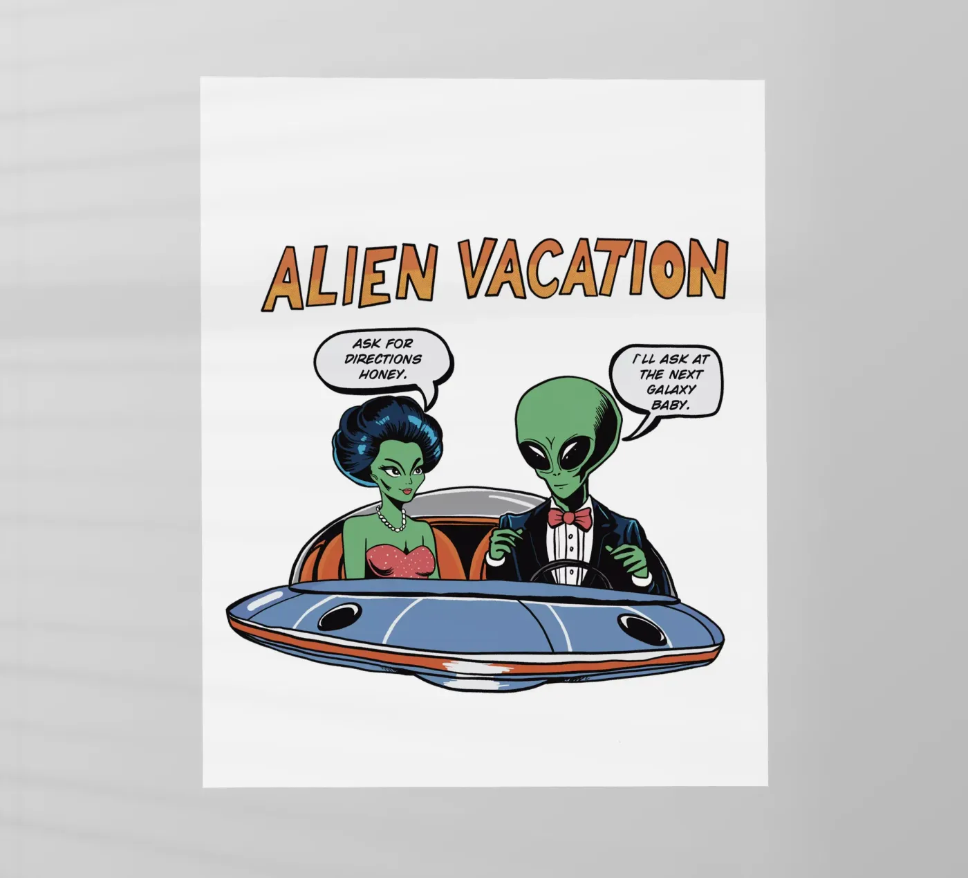 ALIEN VACATION backlit folie van edsonramosart