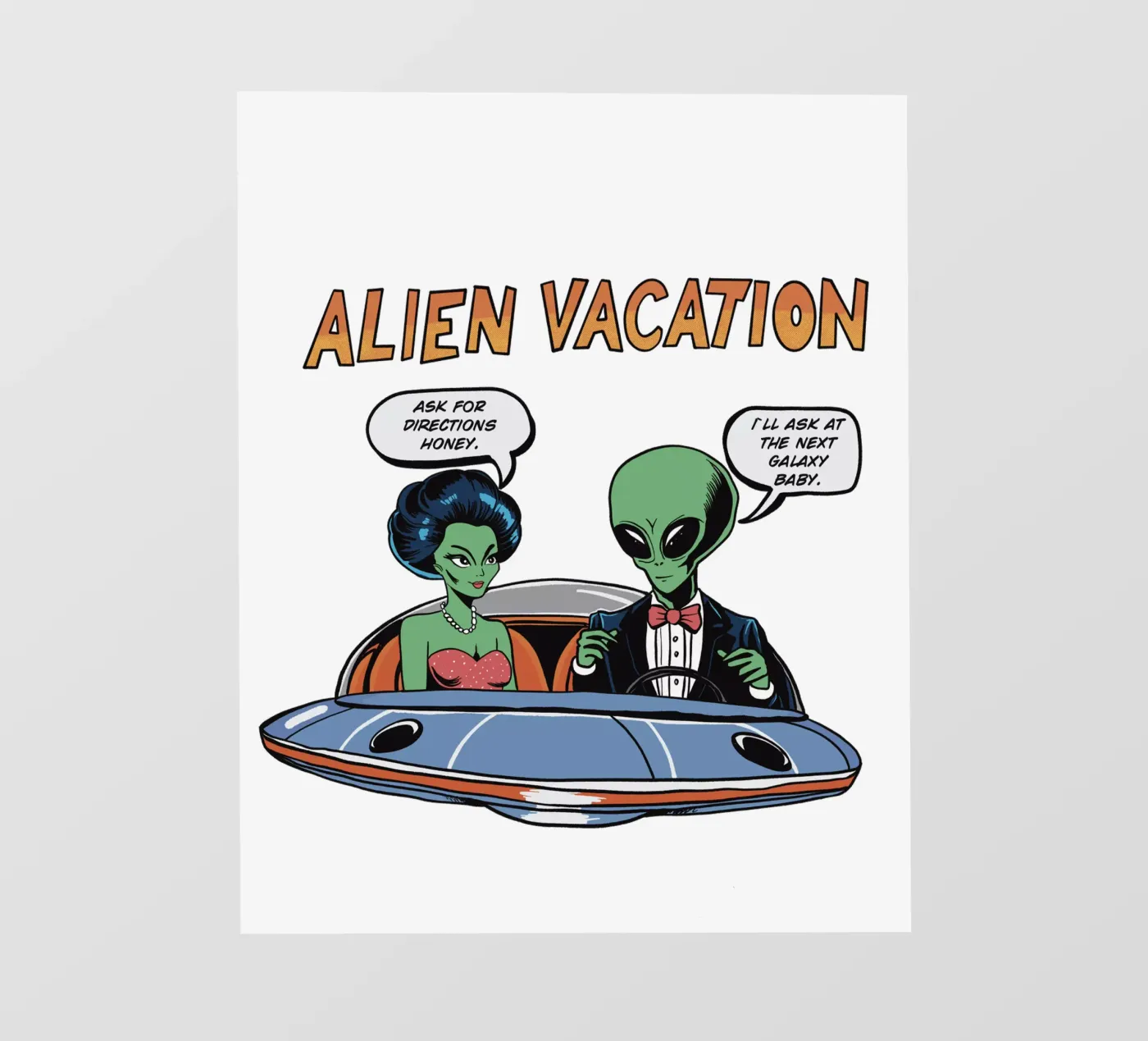 ALIEN VACATION backlit folie van edsonramosart