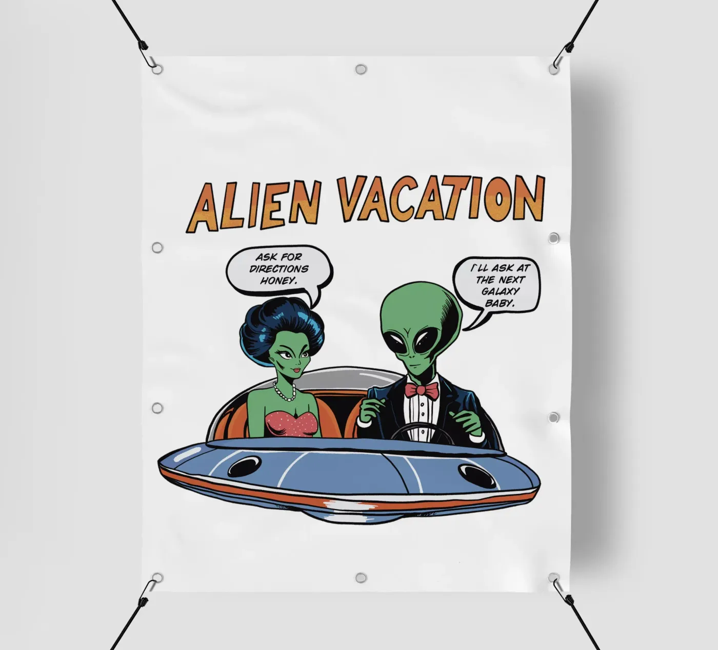 ALIEN VACATION telo in pvc da edsonramosart