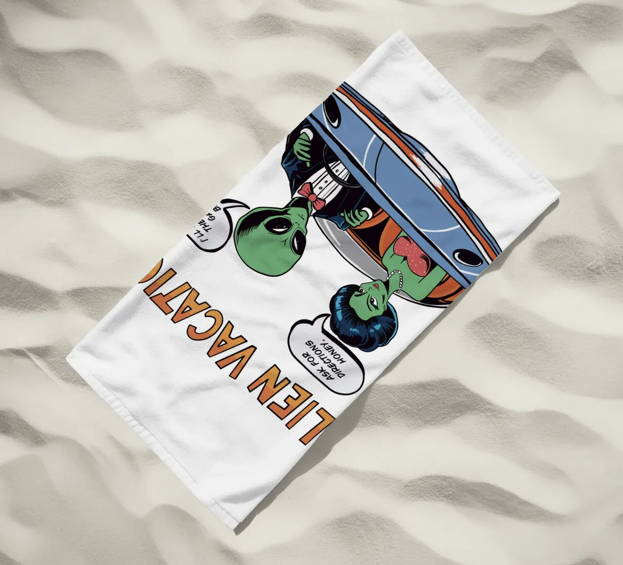 ALIEN VACATION telo mare da edsonramosart