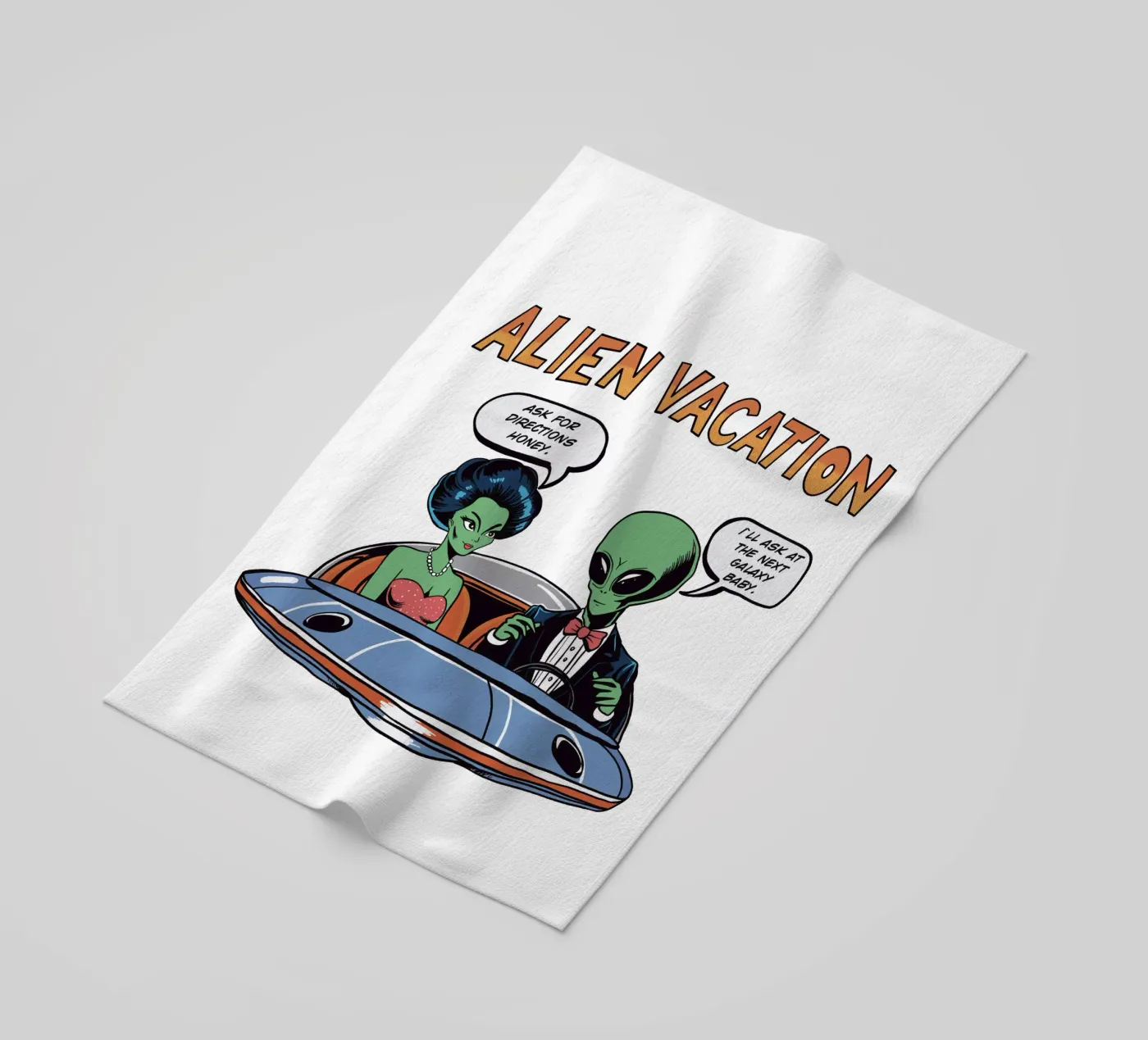 ALIEN VACATION Strandtuch von edsonramosart