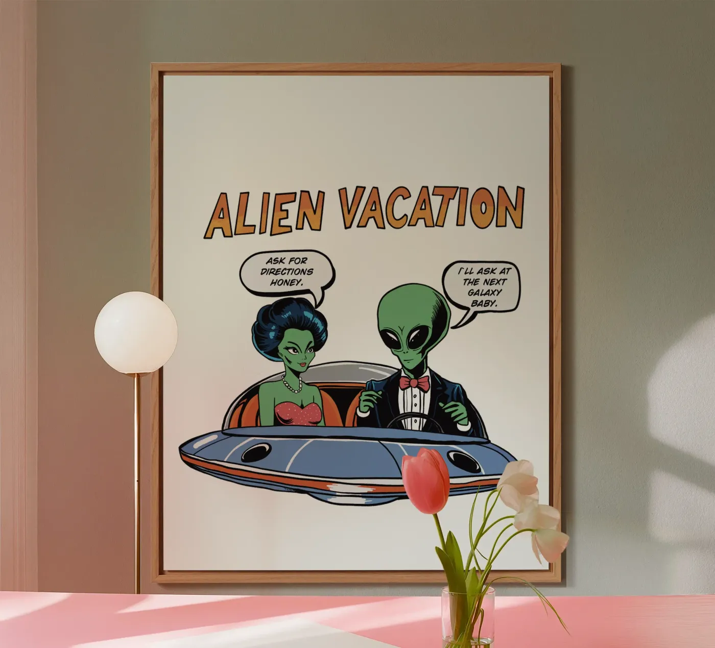 ALIEN VACATION Forex-Platte von edsonramosart
