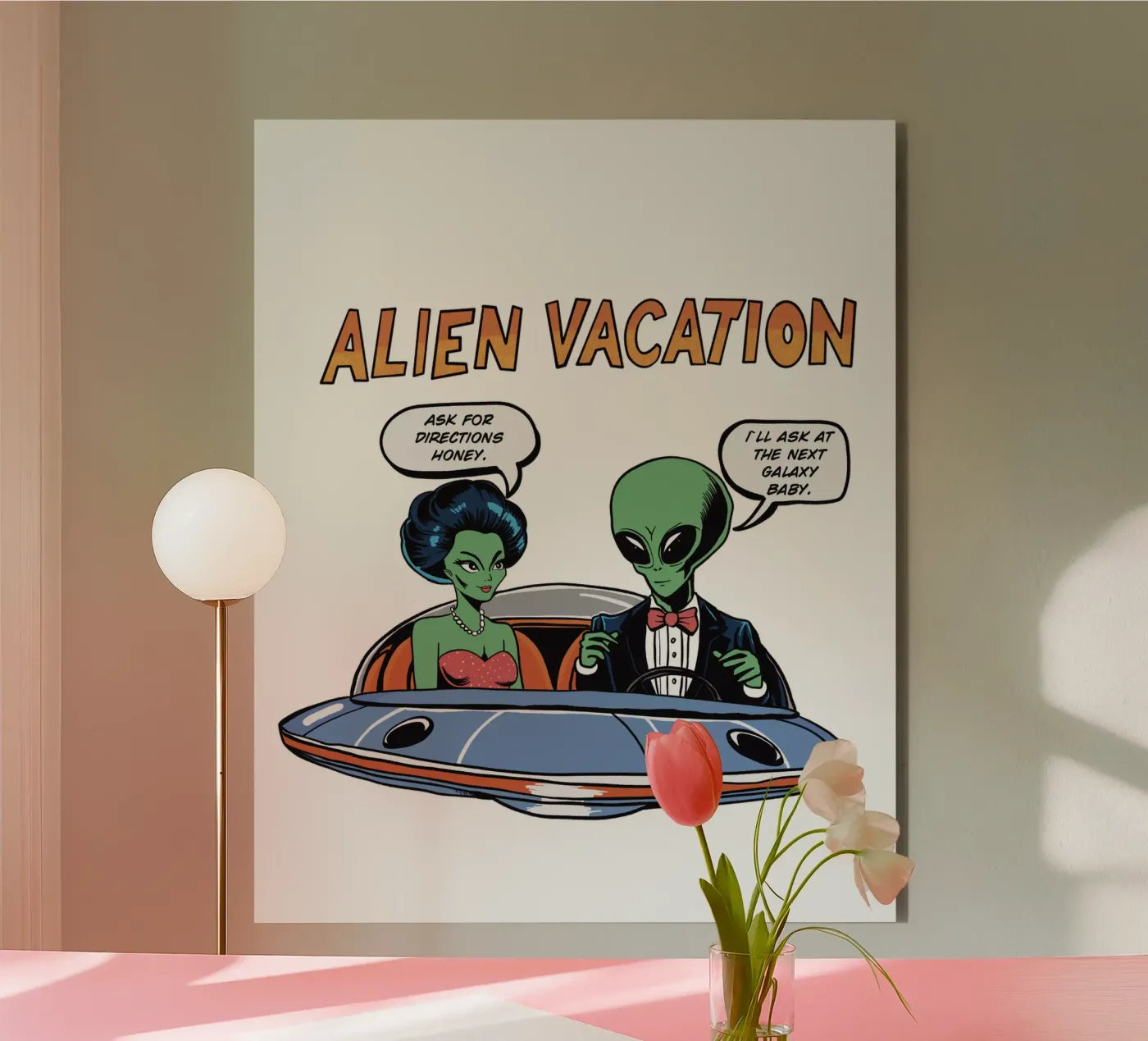 ALIEN VACATION Forex-Platte von edsonramosart